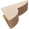 Ekena Millwork 8"W x 24"D x 16"H Classic Crestline Rough Cedar Woodgrain TimberThane Corbel, Primed Tan CORUR08X24X16CRERCPR - alternate 4